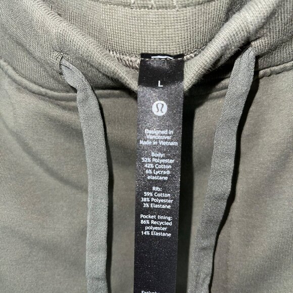 Lululemon City Sweat Joggers Olive Green Men’s Size Large - Picture 4 of 4